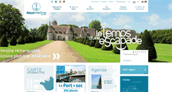 Desktop Screenshot of dieppetourisme.com